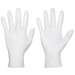 White Gloves, 9" Nitrile, 5Mil Cleanroom ISO 5 / Class 100, Large 100/Bag